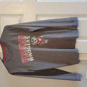 Wisconsin Badger long sleeve Top Kids Sz XL